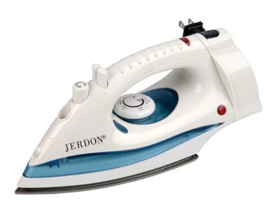 Picture of Jerdon Iron Retractable Power Cord White