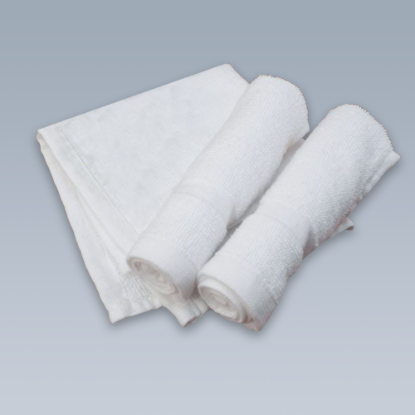 Picture of Sparkle Supreme 12" x  12" 86/14 Cotton Polyester Wash Cloth With Cam Border Bale Pack 1 lb