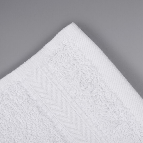 Picture of Americlassic Supreme 13" x  13" 86/14 Cotton Polyester Blend Wash Cloth with Dobby Border 1.50 lb